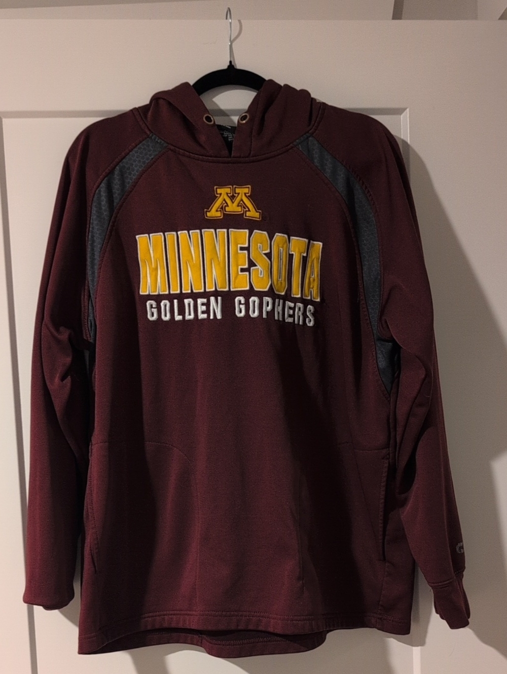 Champion Maroon Minnesota Golden Gophers Pullover Hoodie with Gold & White Logo